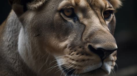 Her Closeup Of A Lion With Dark Fur Behind Backgrounds | JPG Free ...