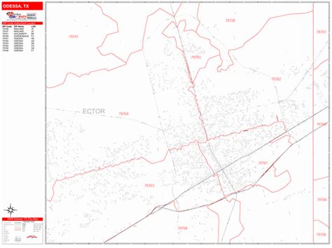 Odessa Tx Zip Code Map