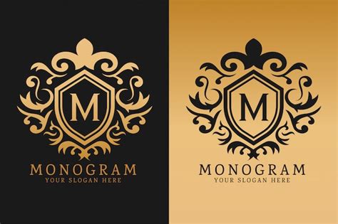 Premium Vector Luxury Monogram Logo Template