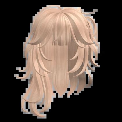 Fluffy Butterfly Anime Hair Blonde Roblox Item Rolimon S