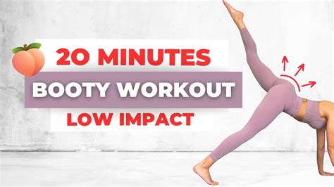 Min Booty Workout Low Impact Knee Friendly No Squats No Jumps