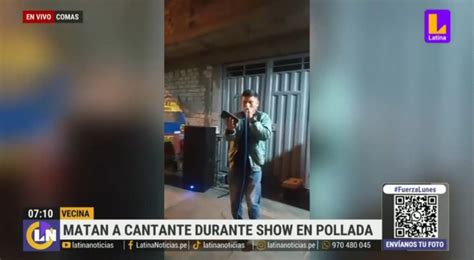 Aparecen Imágenes Inédita De Cantante Antes De Ser Asesinado En Pollada