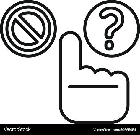 Change Critical Thinking Icon Outline Royalty Free Vector