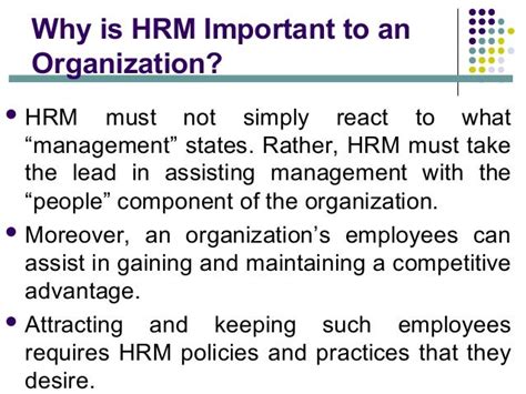 Define Hrm Why It Is Important For An Organization