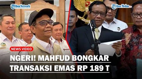 Ngeri Mahfud Md Bongkar Modus Transaksi Emas Mencurigakan Seberat