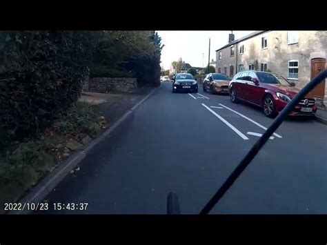 Near Miss Of The Day 833 Oncoming Driver Forces Cyclist To Swerve