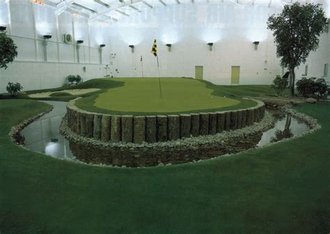 TurfTop at indoor golf practice facility. - Surface America