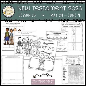 Come Follow Me Primary Lesson New Testament Tpt