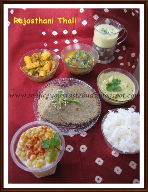 Lunch Series #5 - Rajasthani Thali - Seduce Your Tastebuds...