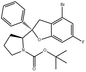 1 Pyrrolidinecarboxylic Acid 2 2S 4 Bromo 6 Fluoro 2 3 Dihydro 2