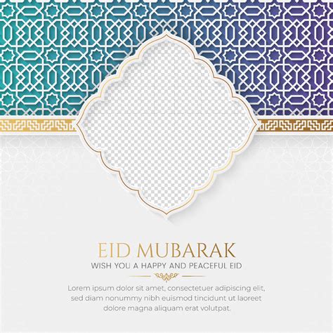 Eid Mubarak Golden Luxury Islamic Social Media Post With Arabic Style