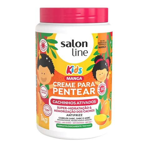 Creme De Pentear Infantil - Creme De Cabelo Para Pentear Infantil Salon Line Kids Cachinhos ...