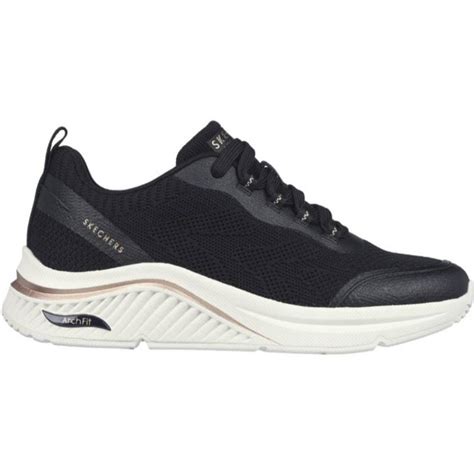 Zapatilla Skechers Arch Fit S Miles Sonrisas Negro Para Mujer Skechers