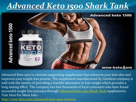 Ppt Advanced Keto 1500 Shark Tank Powerpoint Presentation Free