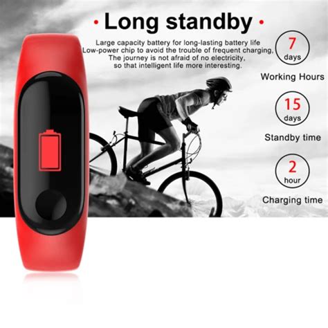 Smart Bracelet IP67 Waterproof Fitness Watch Bluetooth Smartband Health ...