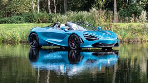 Used 2021 Mclaren 720s Spider V8 Ssg £poa 2000 Miles Belize Blue Elite