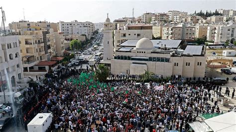 مظاهراتٌ في الأردن تضامنا مع الفلسطينيين وتنديدا بالاحتلال الإسرائيلي