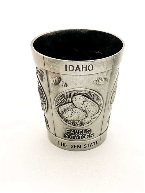 Idaho Pewter Shot Glass Idaho Unlimited Ts