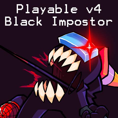 Playable V Black Impostor Friday Night Funkin Mods