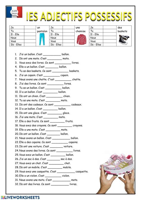 Possessive Adjectives French