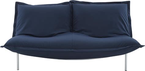 Calin 2 Seat Settee With Loose Cover Metal Base Designer Pascal