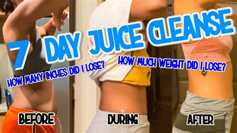 7 Day Juice Cleanse How Much Did I Lose Youtube