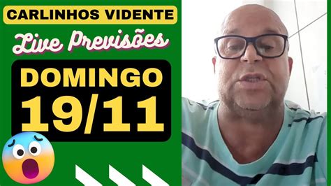 Carlinhos Vidente Live Previs Es Domingo Youtube