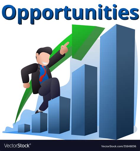 People who have good opportunities when business Vector Image