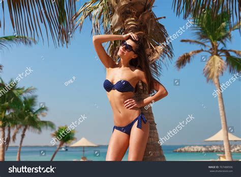 Sexy Beautiful Woman Relaxing Sunbathing Bikini Foto Stok 767488936 Shutterstock