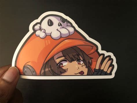 May Mr Dolphin Set Guilty Gear Strive Peeker Vinyl Sticker Etsy