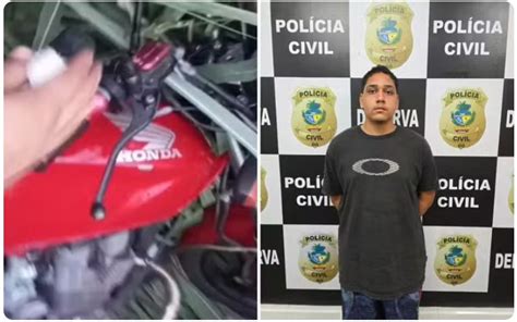 Homem Suspeito De Roubar Moto De Entregador De Pizza Mandou Mensagem