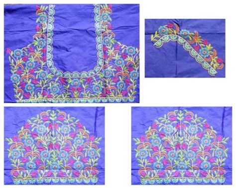 Silk Embroidery Unstitched Blouses Designer Bridal Blouse At Rs 600