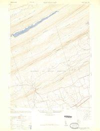 1947 Map Of Manada Gap Dauphin County PA High Res Pastmaps