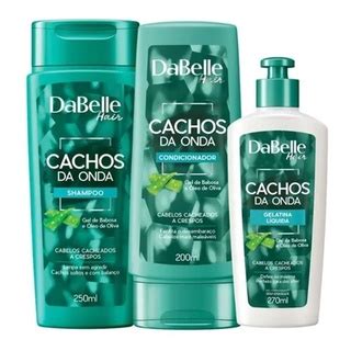 Kit Para Cabelo Cachos Da Onda Sh Cond Gelatina Itens