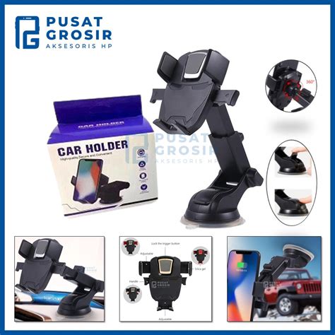 Jual Car Phone Holder Mobil HD19 HD 19 Stand Handphone Dudukan Hape