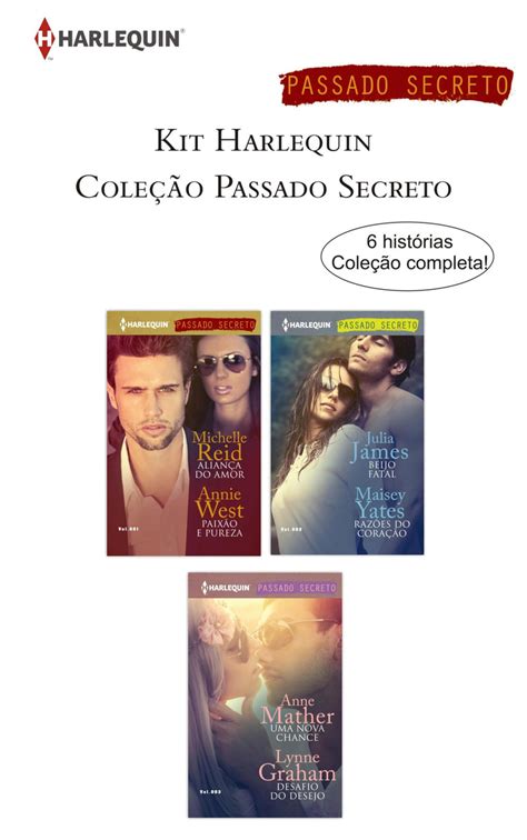 Kit Coleção Passado Secreto Original Harlequin Brasil