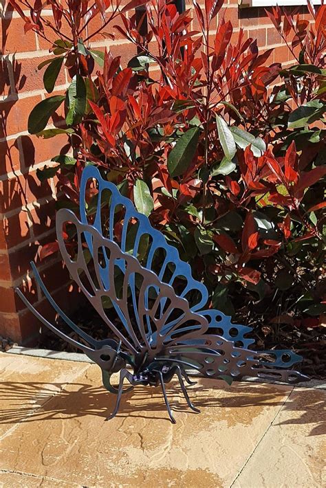 D Butterfly Garden Decoration Etsy Uk