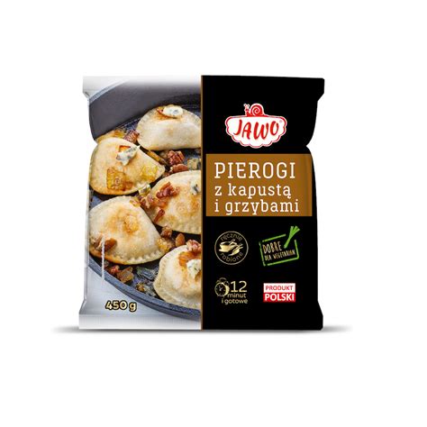 Pierogi z kapustą i grzybami mrożone 450g Jawo Sklep Społem Kielce