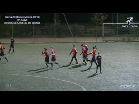 U17 Coupe Rhône CO St Fons vs FC Sévenne 23 nov 2019 période 1