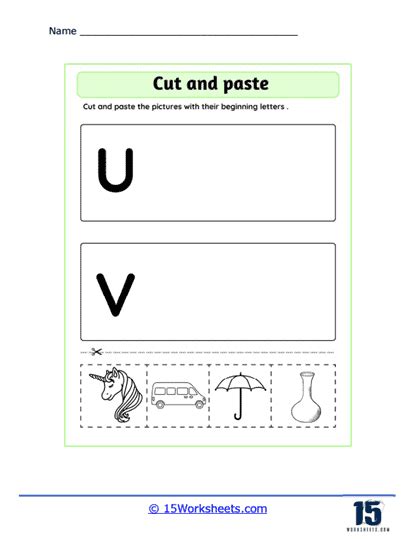 Cut and Paste Worksheets - 15 Worksheets.com