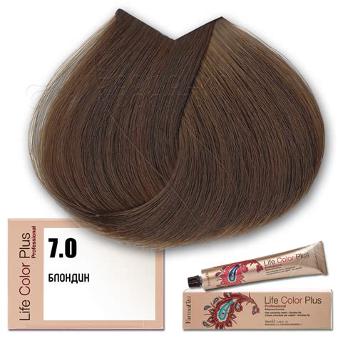 Краска для волос Life Color Plus 7.0, Farmavita, цвет волос - блондин