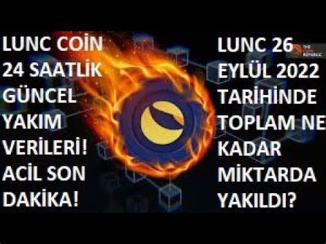 Terra Luna Burn Lunc Saatl K G Ncel Yakim Ver Ler Lunc Eyl L