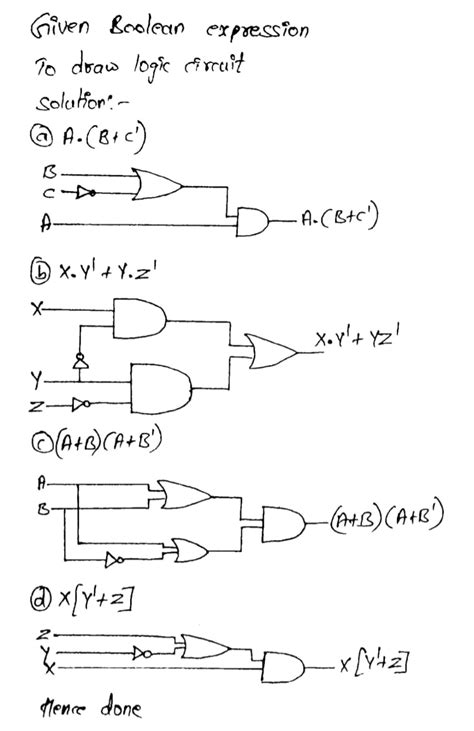 How To Draw Logic Circuit Diagram Wiring Flow Line