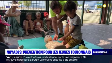 Toulon des enfants sensibilisés aux risques de noyade lors d ateliers