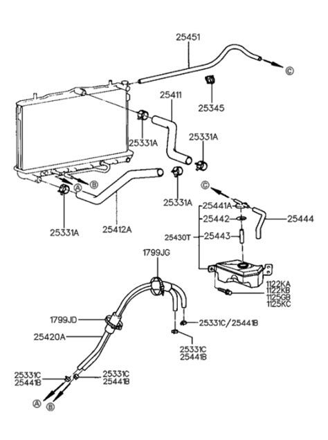 25331 43001 Genuine Hyundai Clamp Hose