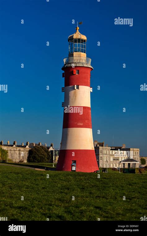 Smeaton's Tower Lighthouse Stock Photo - Alamy