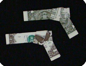 Money Gun Make Origami