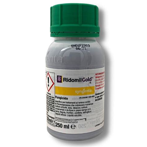 Ridomil Gold Sl Syngenta Fungicida Sistemico Metalaxil M 250 Ml