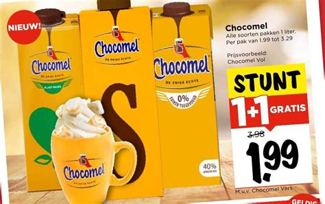 Chocomel Alle Soorten Pakken Liter Aanbieding Bij Vomar