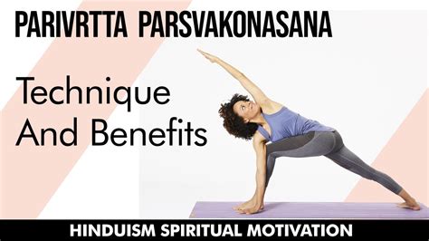 Parivrtta Parsvakonasana Yoga Asanas Part Hinduism